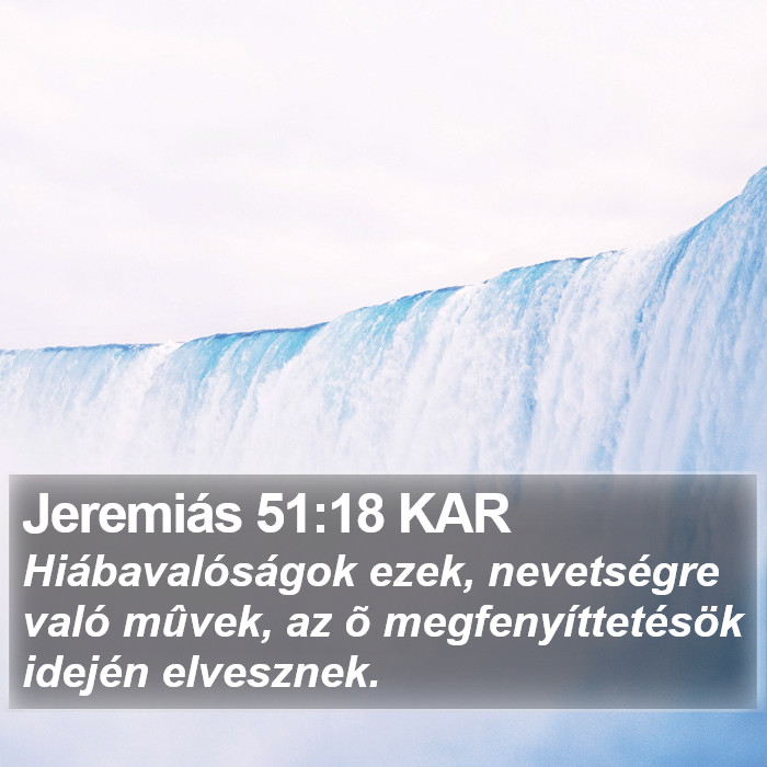 Jeremiás 51:18 KAR Bible Study