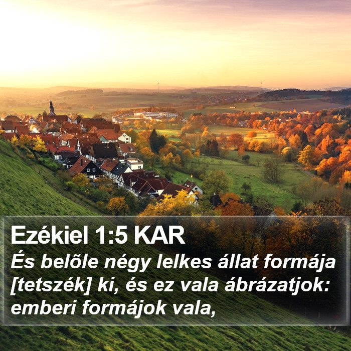 Ezékiel 1:5 KAR Bible Study