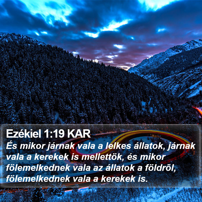 Ezékiel 1:19 KAR Bible Study