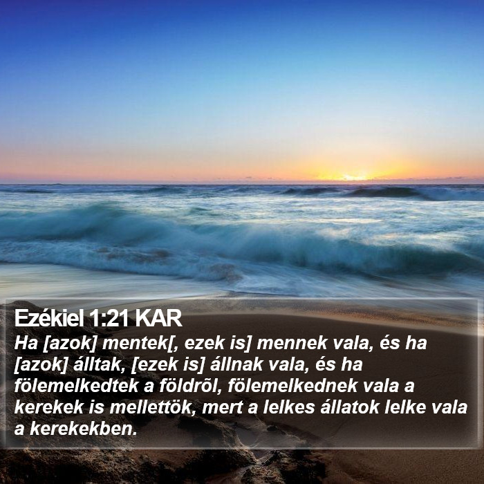 Ezékiel 1:21 KAR Bible Study