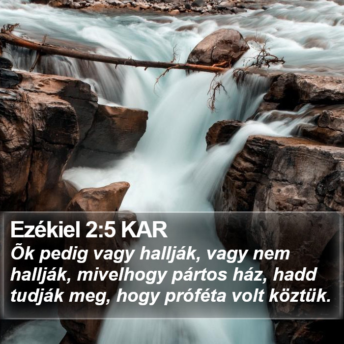 Ezékiel 2:5 KAR Bible Study