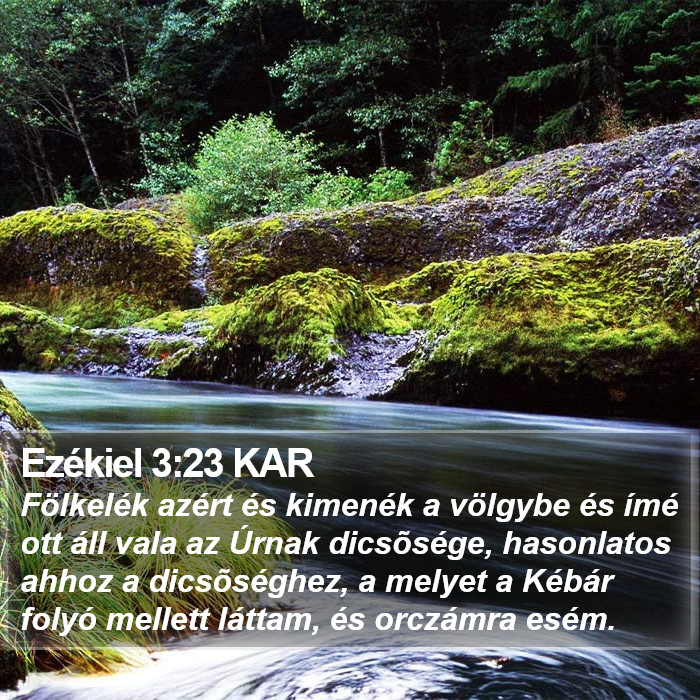 Ezékiel 3:23 KAR Bible Study