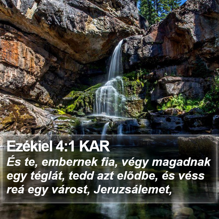 Ezékiel 4:1 KAR Bible Study