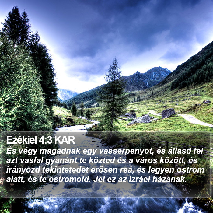 Ezékiel 4:3 KAR Bible Study