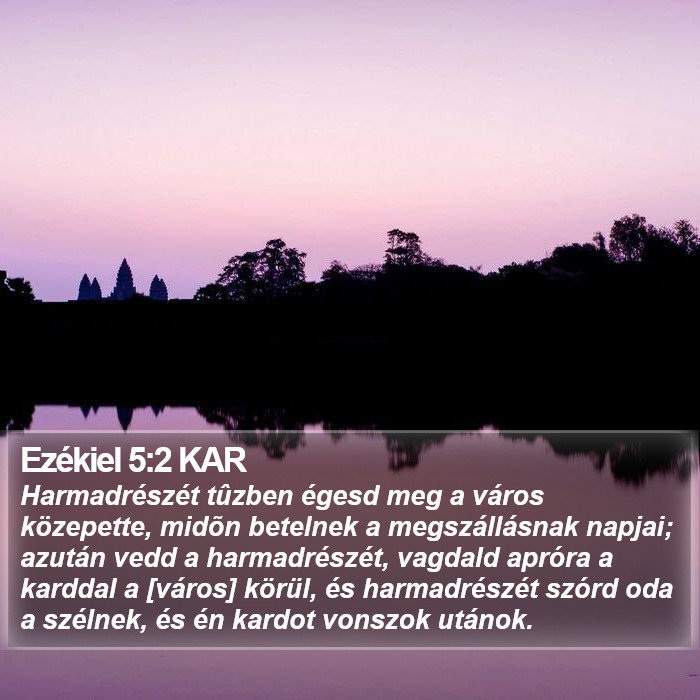 Ezékiel 5:2 KAR Bible Study