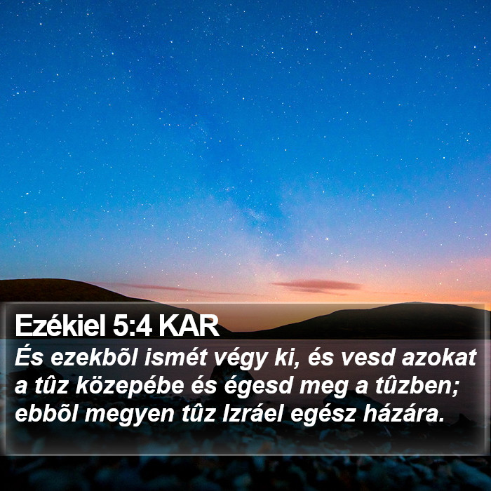 Ezékiel 5:4 KAR Bible Study