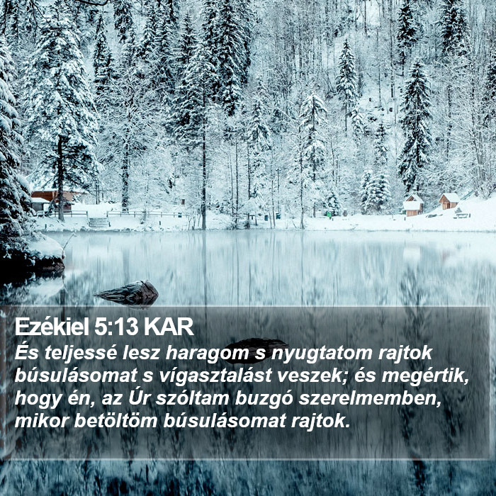 Ezékiel 5:13 KAR Bible Study