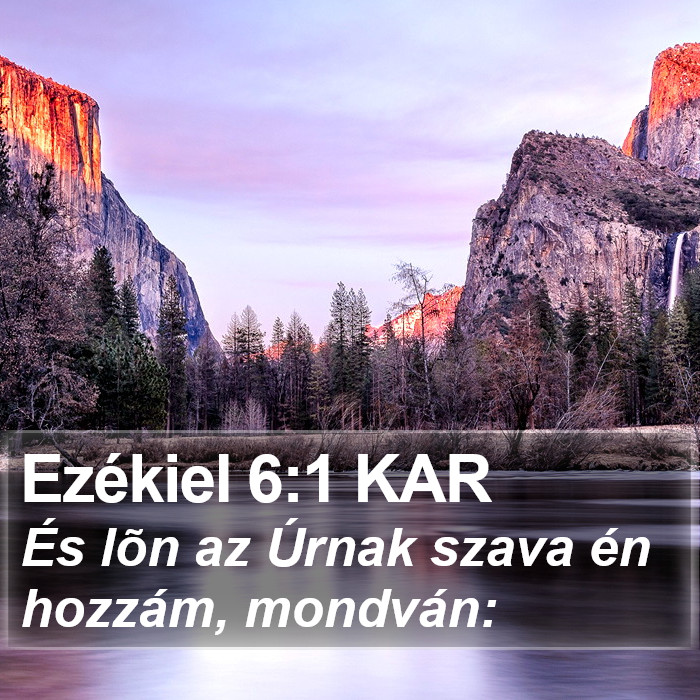 Ezékiel 6:1 KAR Bible Study