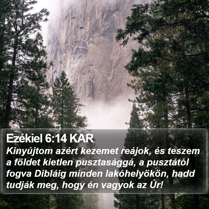 Ezékiel 6:14 KAR Bible Study