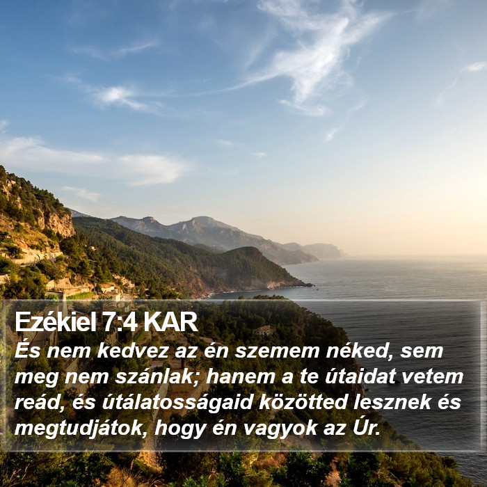 Ezékiel 7:4 KAR Bible Study