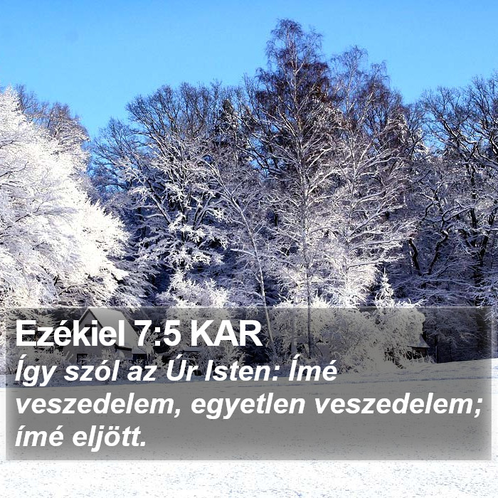 Ezékiel 7:5 KAR Bible Study