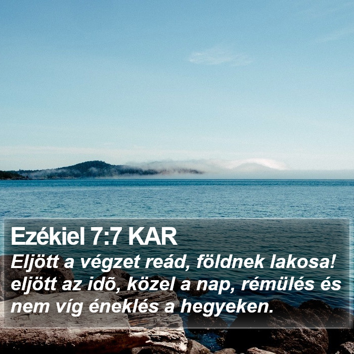 Ezékiel 7:7 KAR Bible Study