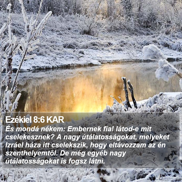 Ezékiel 8:6 KAR Bible Study