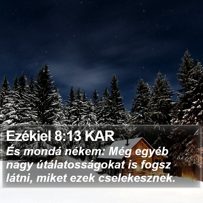 Ezékiel 8:13 KAR Bible Study