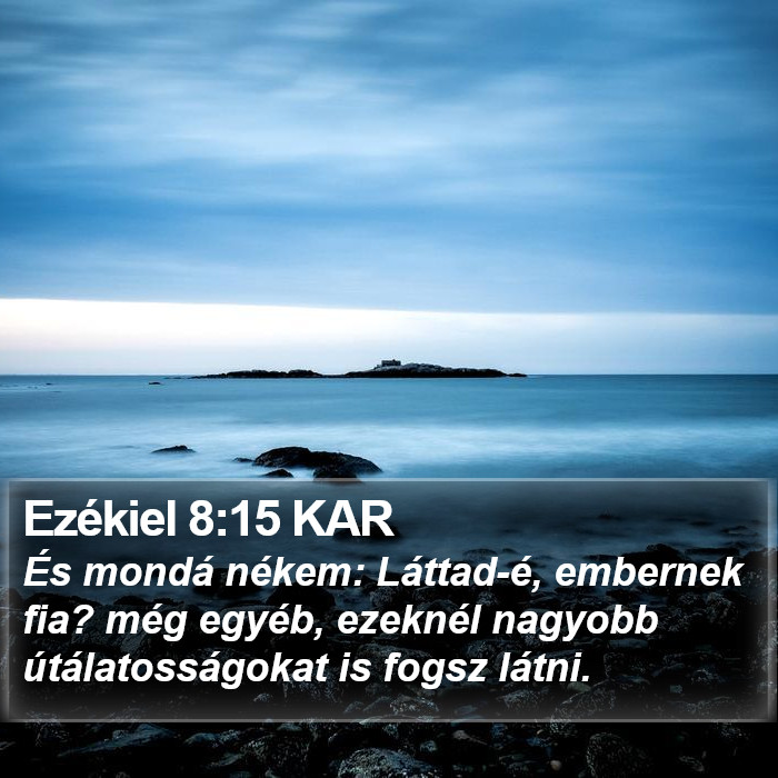 Ezékiel 8:15 KAR Bible Study