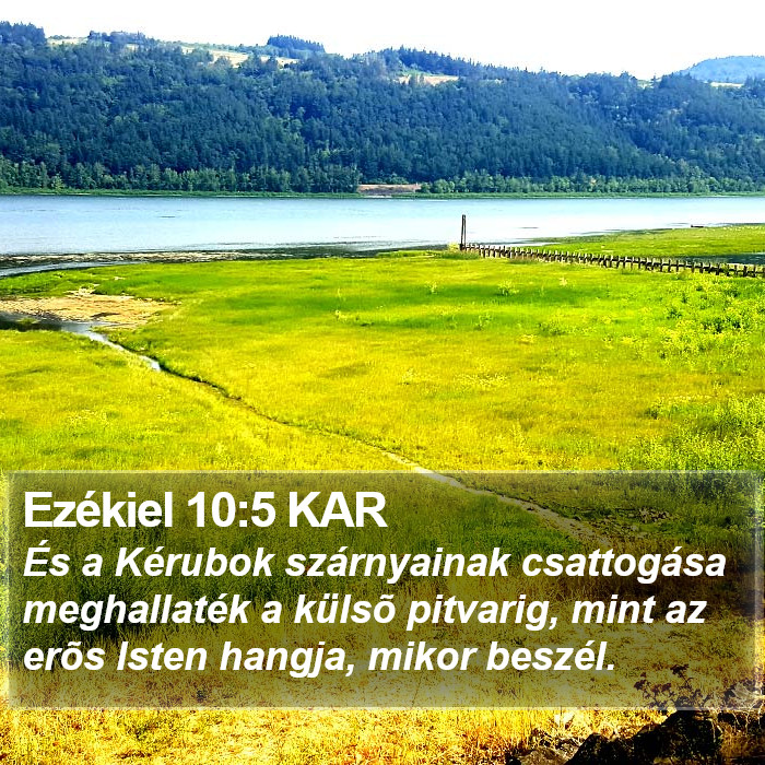 Ezékiel 10:5 KAR Bible Study