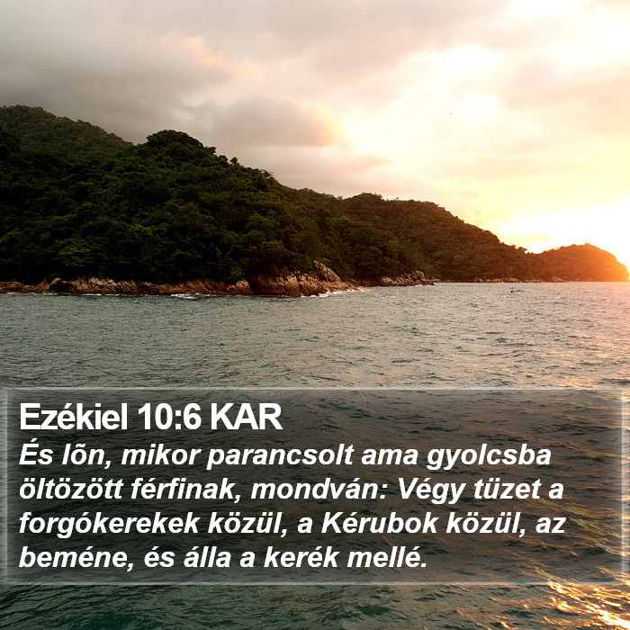 Ezékiel 10:6 KAR Bible Study