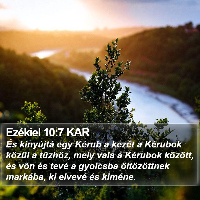 Ezékiel 10:7 KAR Bible Study