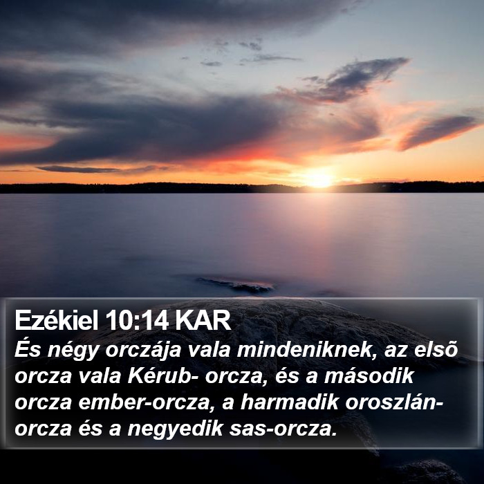 Ezékiel 10:14 KAR Bible Study