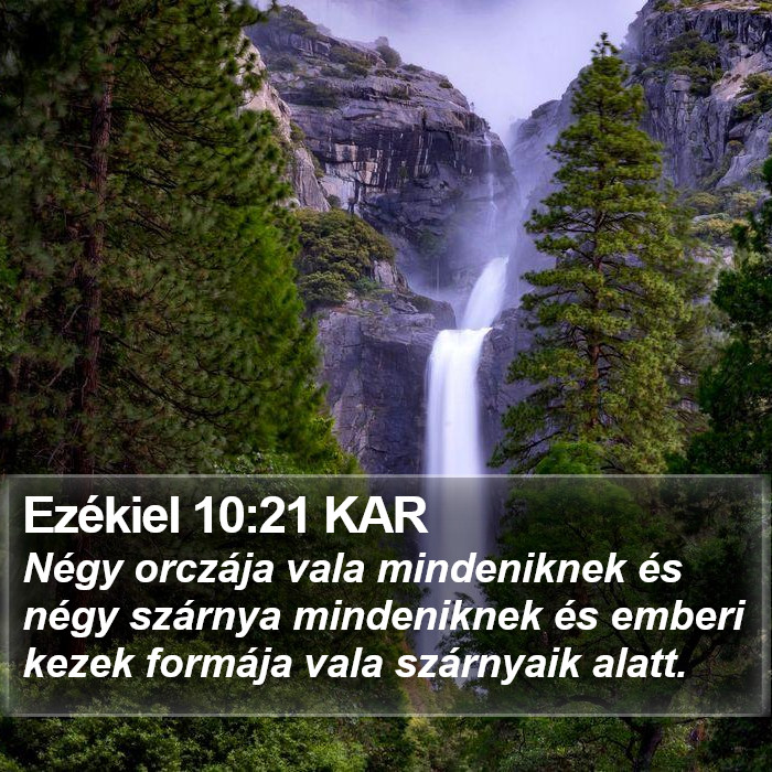 Ezékiel 10:21 KAR Bible Study