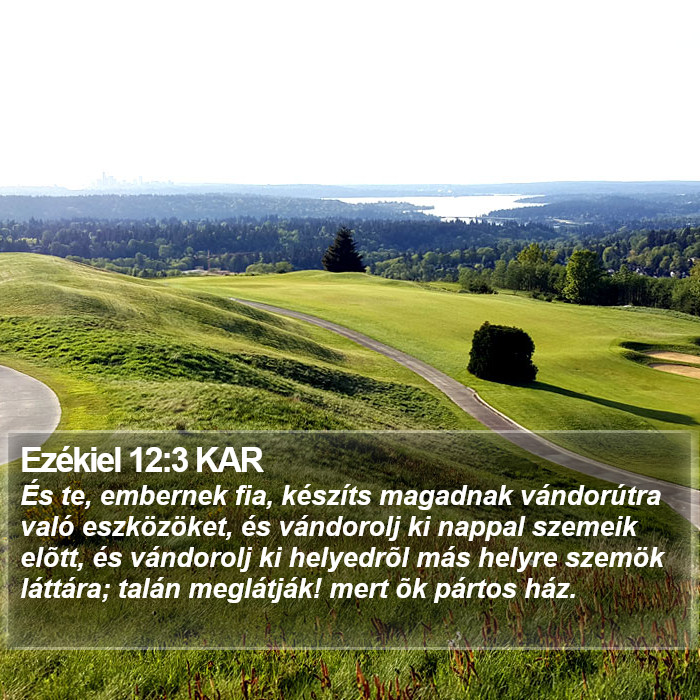 Ezékiel 12:3 KAR Bible Study