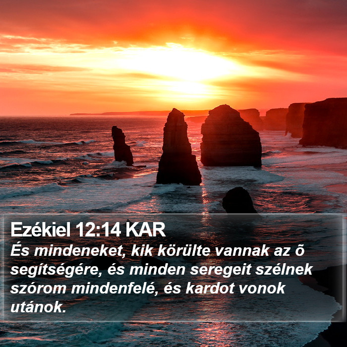 Ezékiel 12:14 KAR Bible Study