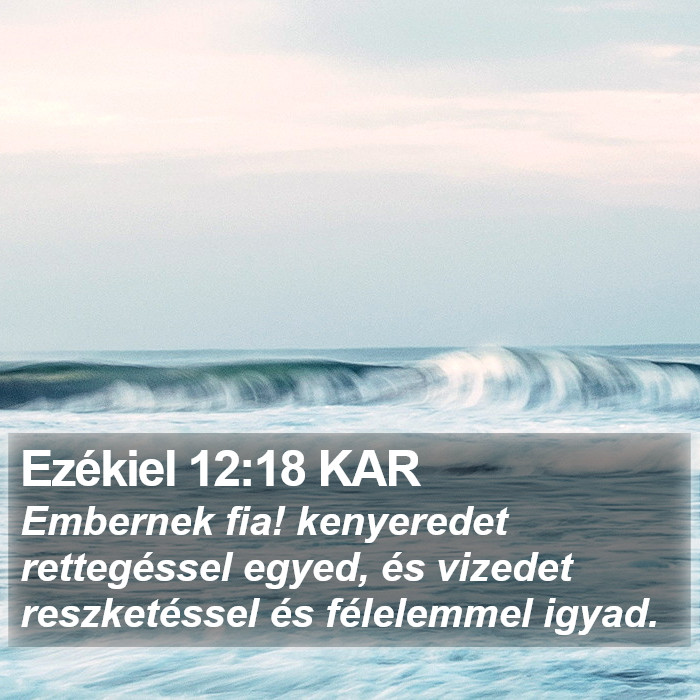 Ezékiel 12:18 KAR Bible Study