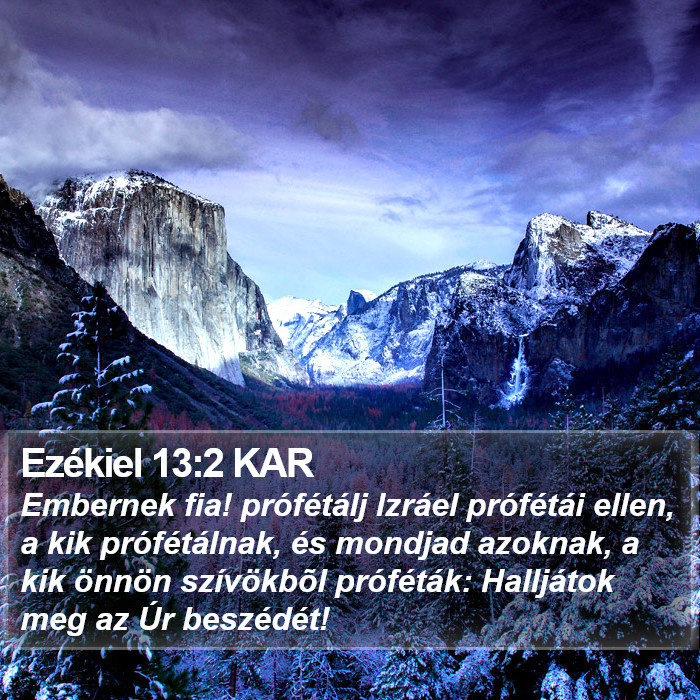 Ezékiel 13:2 KAR Bible Study