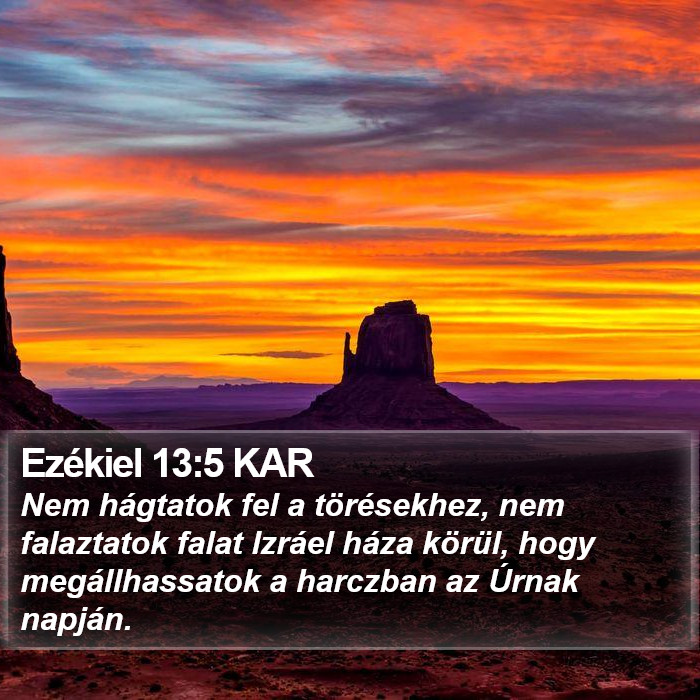 Ezékiel 13:5 KAR Bible Study