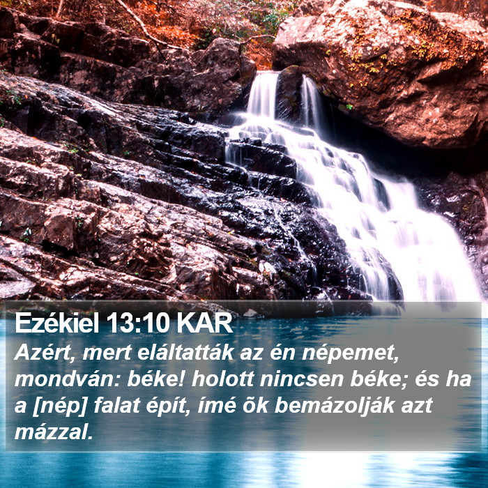 Ezékiel 13:10 KAR Bible Study