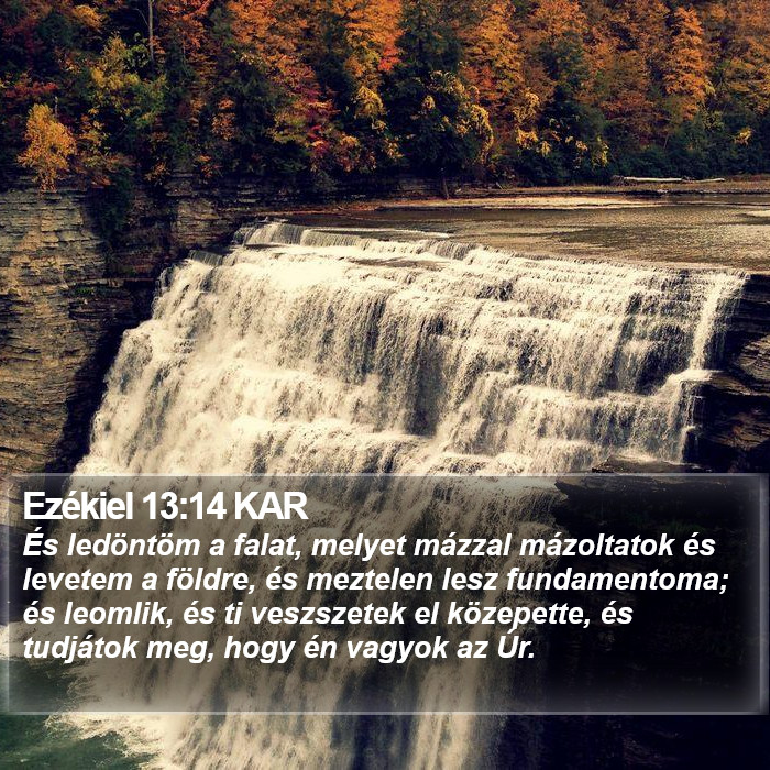 Ezékiel 13:14 KAR Bible Study