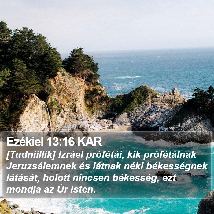 Ezékiel 13:16 KAR Bible Study