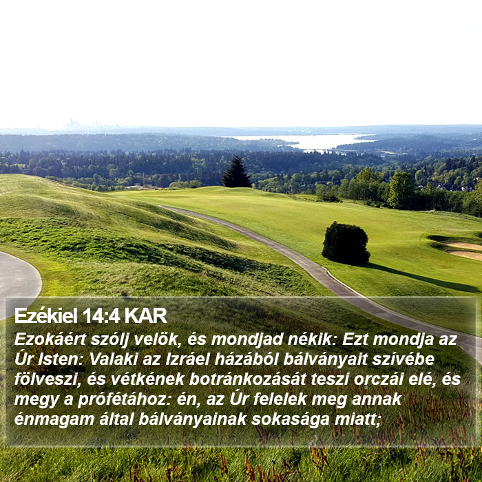 Ezékiel 14:4 KAR Bible Study