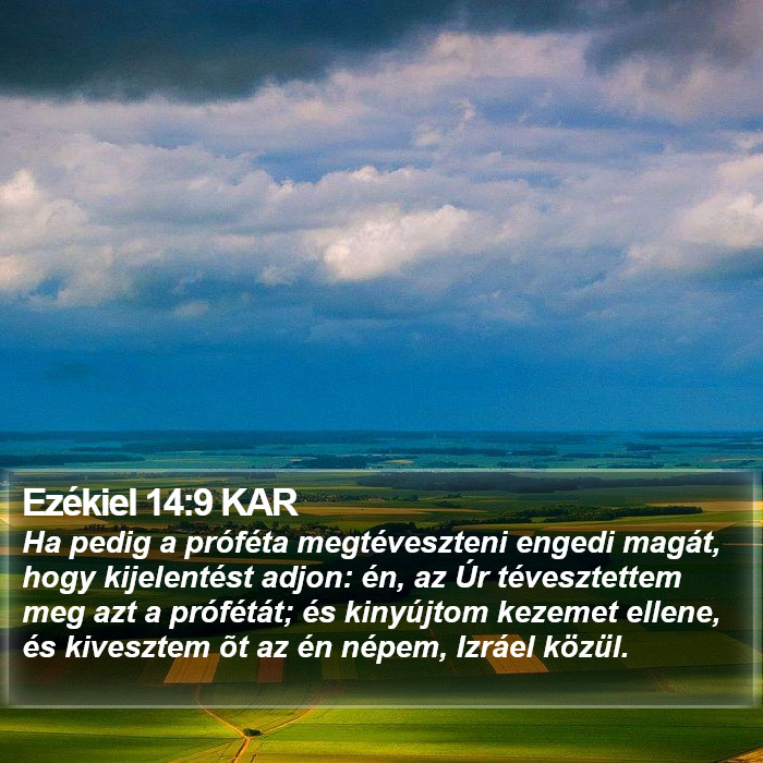 Ezékiel 14:9 KAR Bible Study