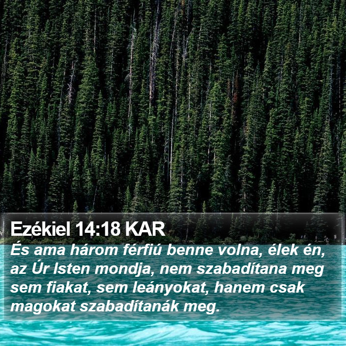 Ezékiel 14:18 KAR Bible Study