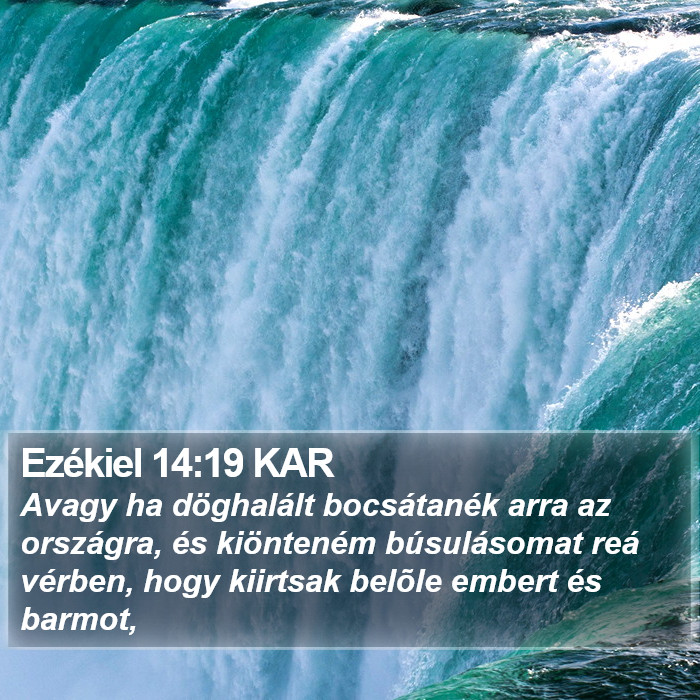 Ezékiel 14:19 KAR Bible Study