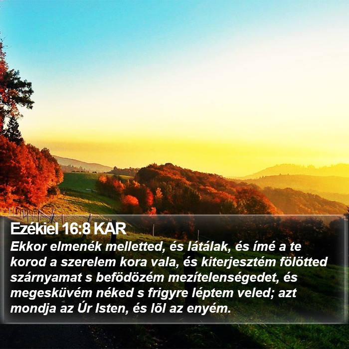 Ezékiel 16:8 KAR Bible Study