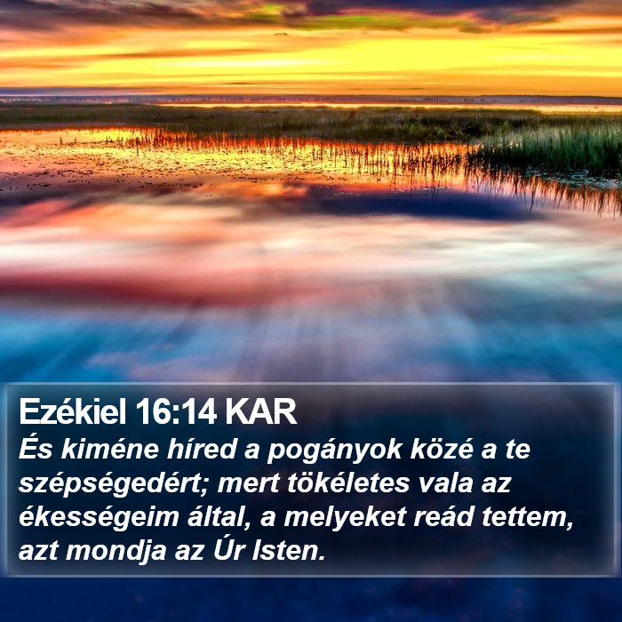 Ezékiel 16:14 KAR Bible Study