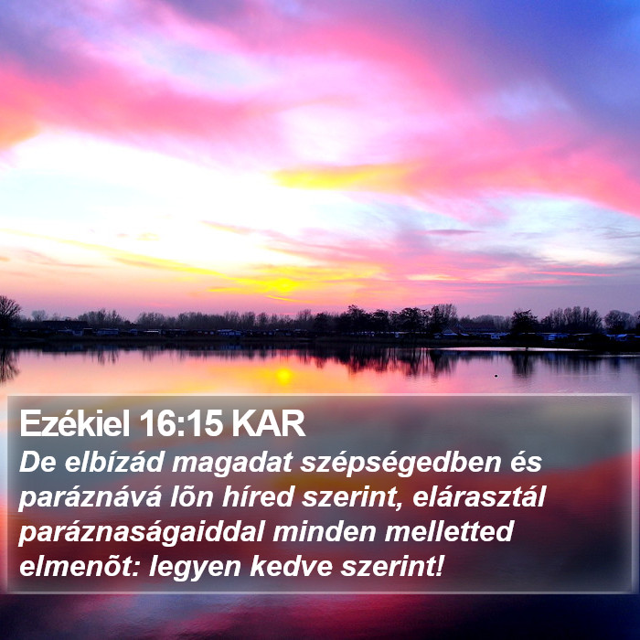 Ezékiel 16:15 KAR Bible Study