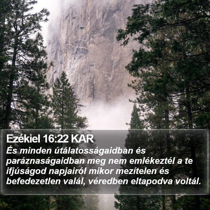 Ezékiel 16:22 KAR Bible Study