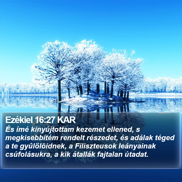 Ezékiel 16:27 KAR Bible Study