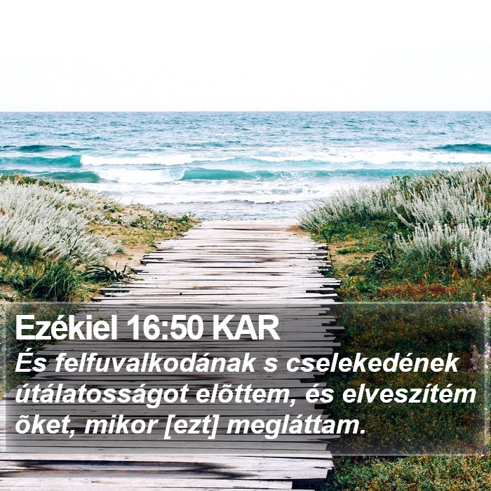 Ezékiel 16:50 KAR Bible Study