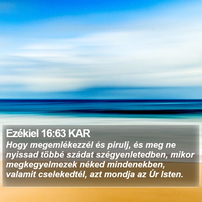 Ezékiel 16:63 KAR Bible Study