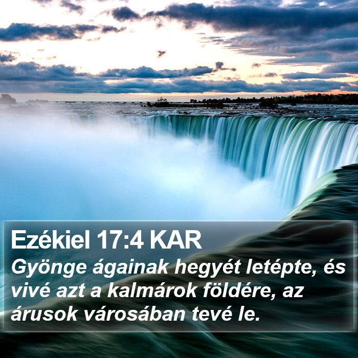 Ezékiel 17:4 KAR Bible Study