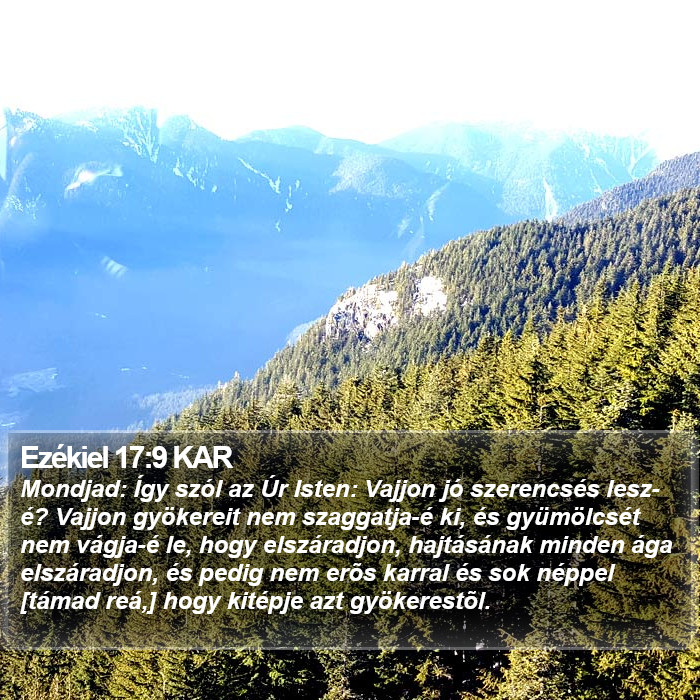 Ezékiel 17:9 KAR Bible Study
