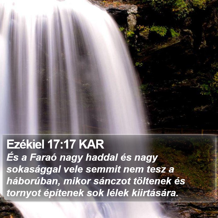Ezékiel 17:17 KAR Bible Study