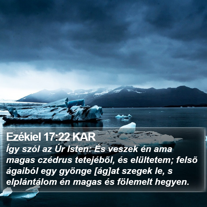 Ezékiel 17:22 KAR Bible Study