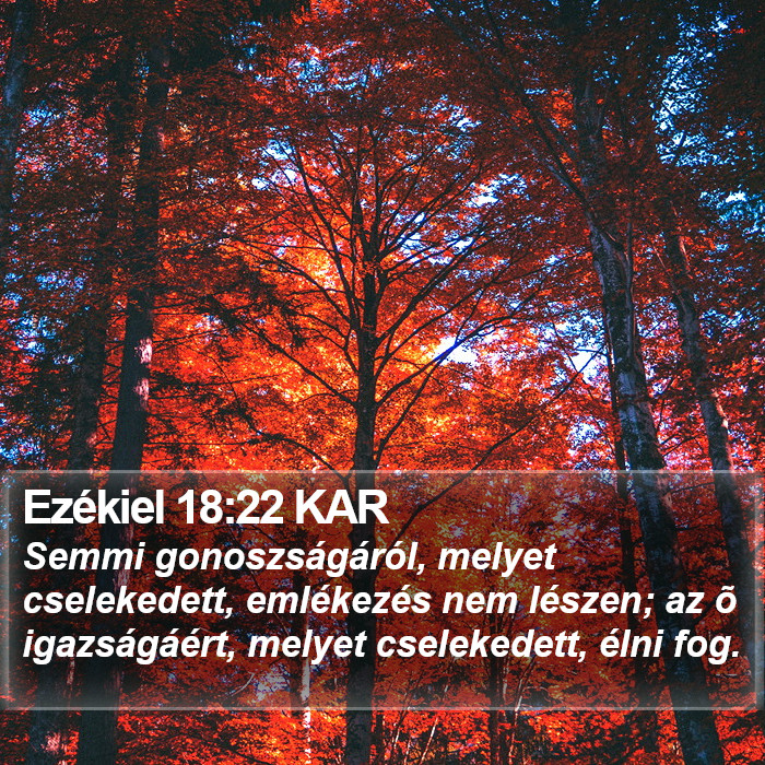 Ezékiel 18:22 KAR Bible Study