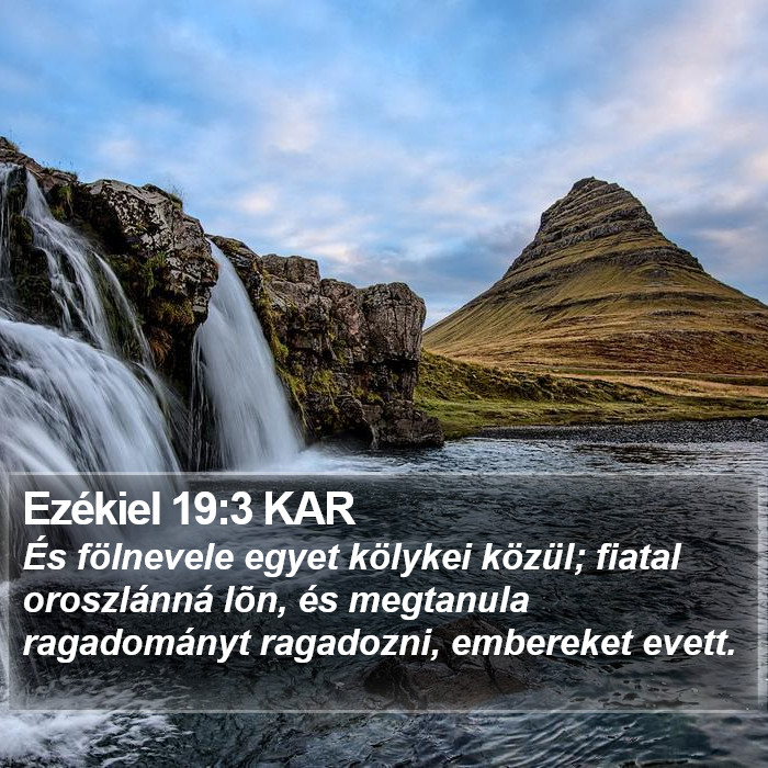 Ezékiel 19:3 KAR Bible Study