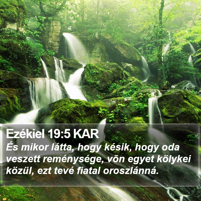 Ezékiel 19:5 KAR Bible Study